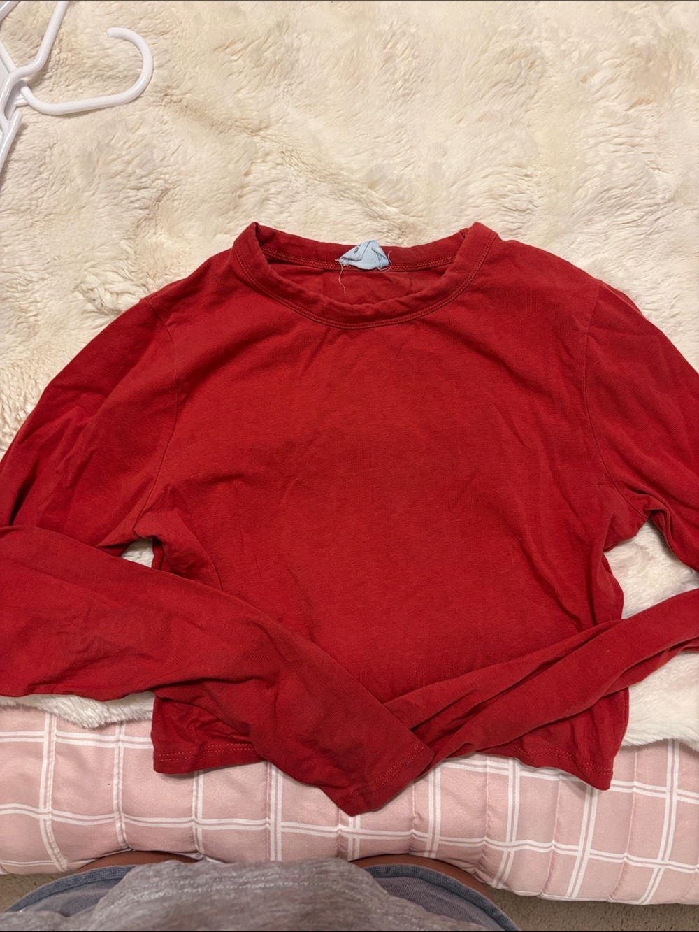 Cotton On Red Long Sleeve Tee